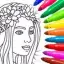 Coloring for girls and women