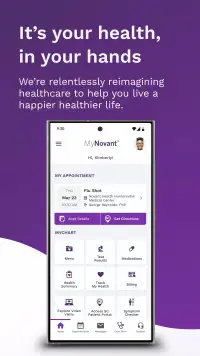 MyNovant screenshot 2