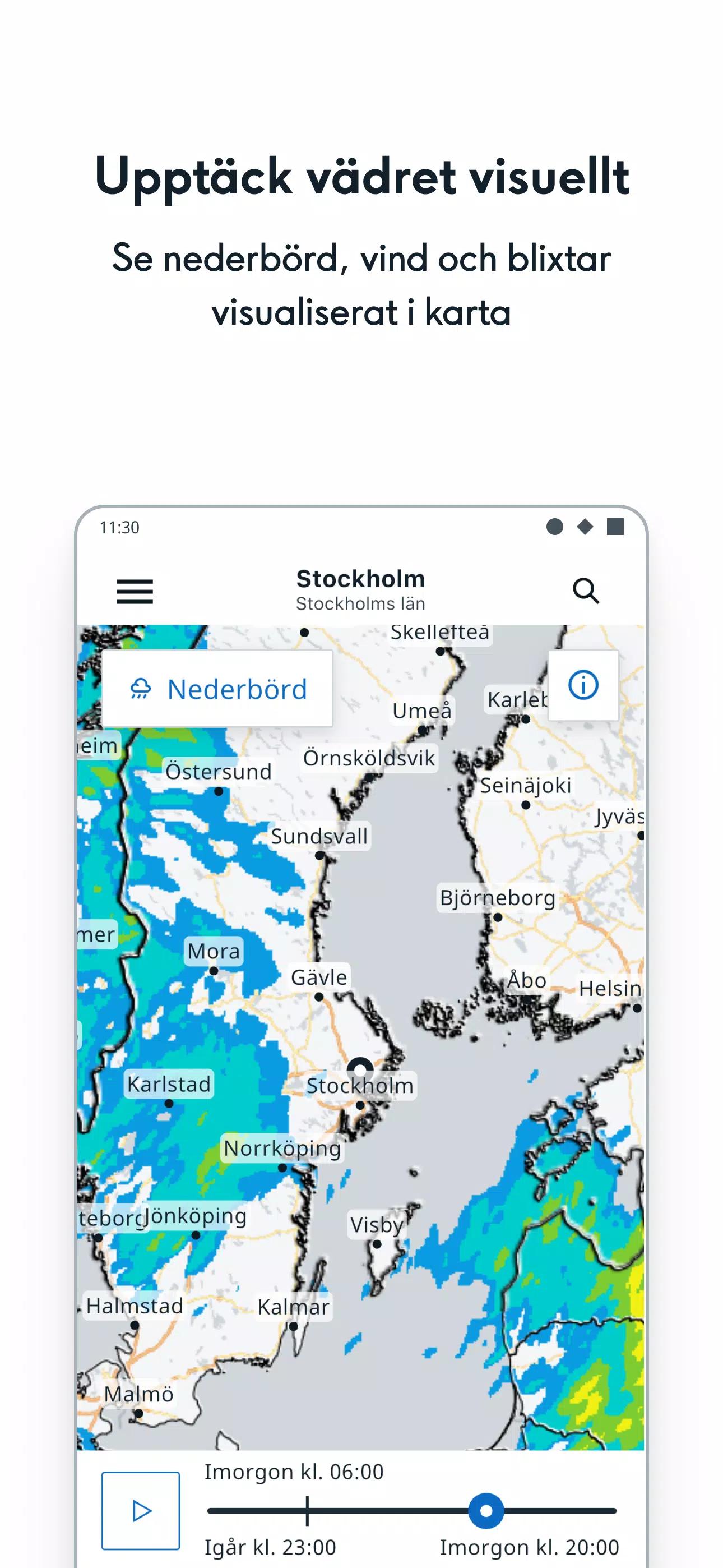 SMHI Väder screenshot 5