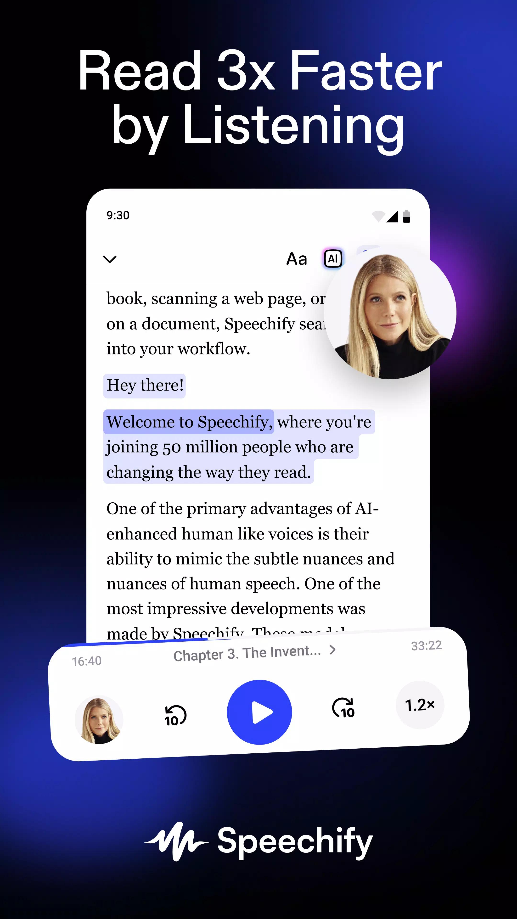 Speechify screenshot 1