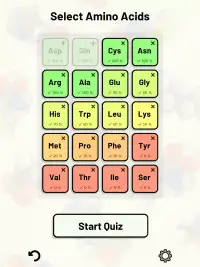 Amino Acid Quiz screenshot 8