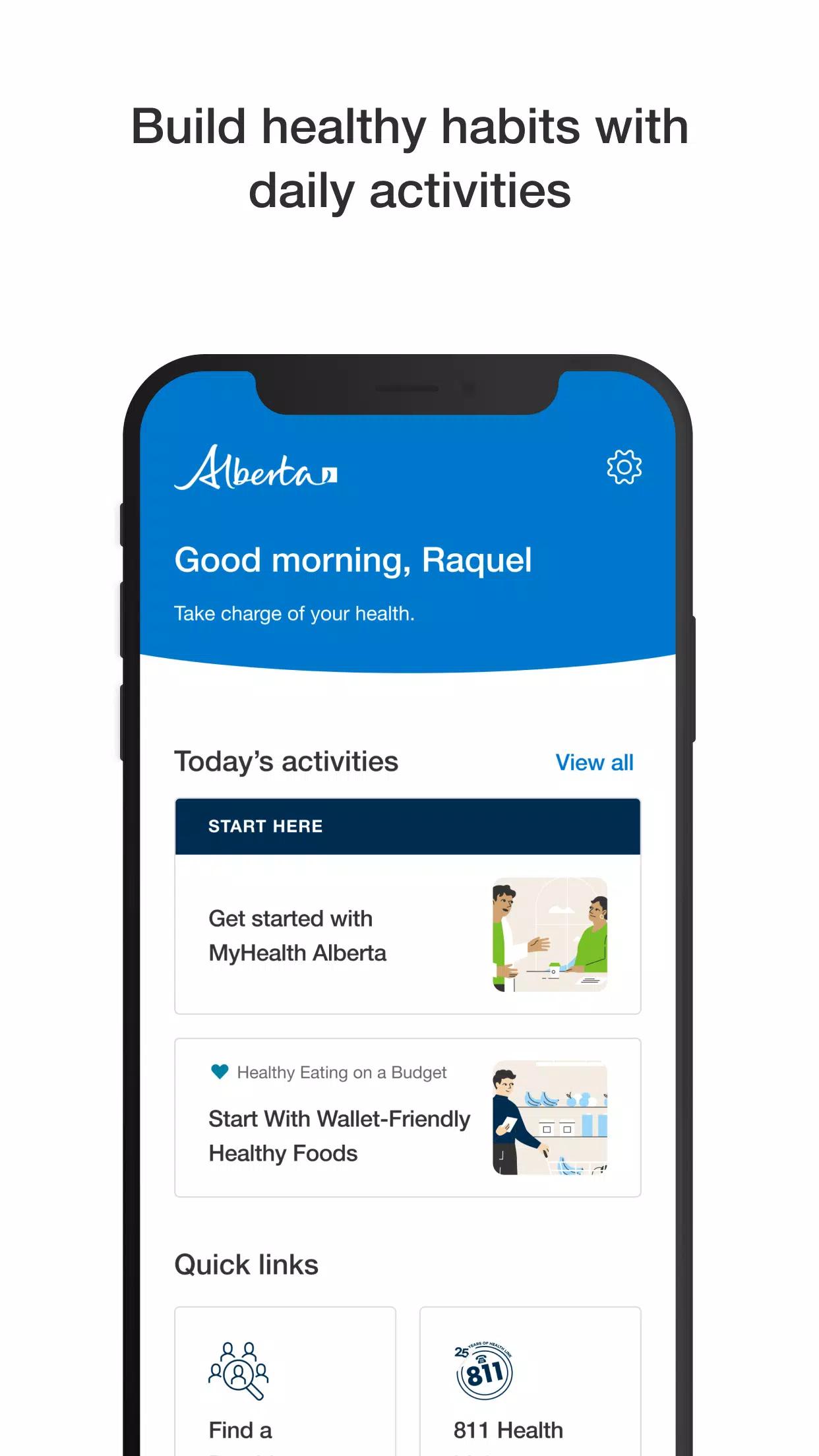 MyHealth Alberta screenshot 3