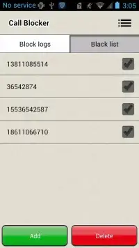 Call Blocker screenshot 2