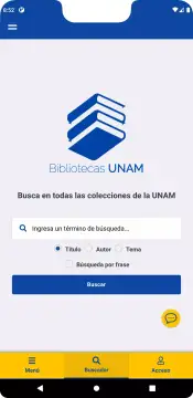 Bibliotecas UNAM screenshot 1