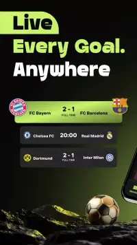 Football Live Scores & Alerts screenshot 1