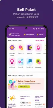 AXISnet Cek & Beli Kuota Data screenshot 5