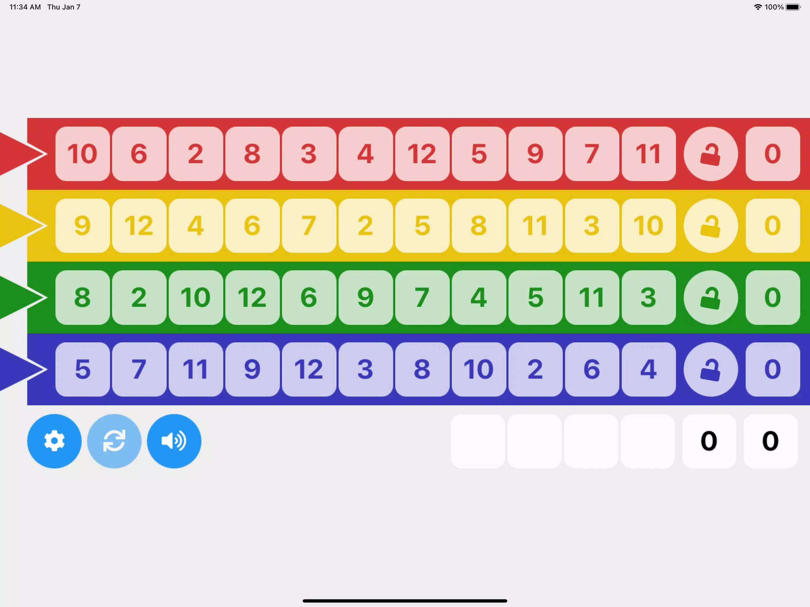 Qwixx Sheet screenshot 5