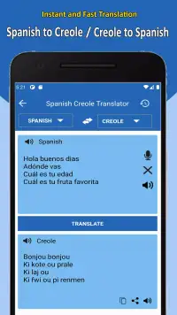Traduction Creole Espagnol screenshot 4