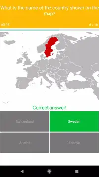 Europe Map Quiz screenshot 4