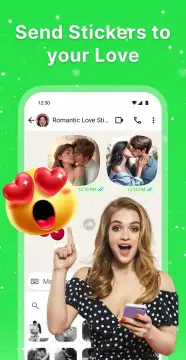 Romantic Love Stickers screenshot 5