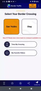 Border Traffic App screenshot 1