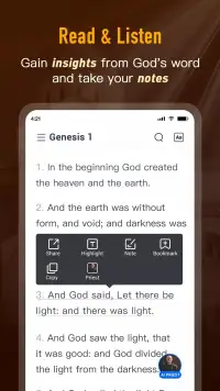 Bible Daily, KJV Bible + Audio screenshot 5