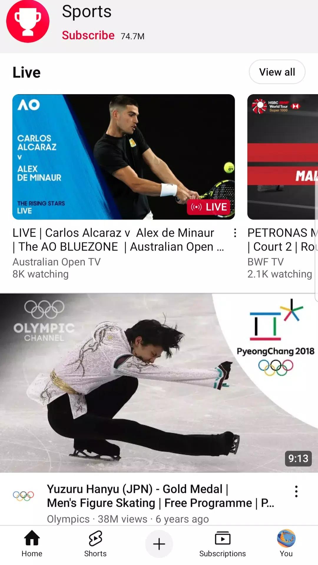 YouTube screenshot 1