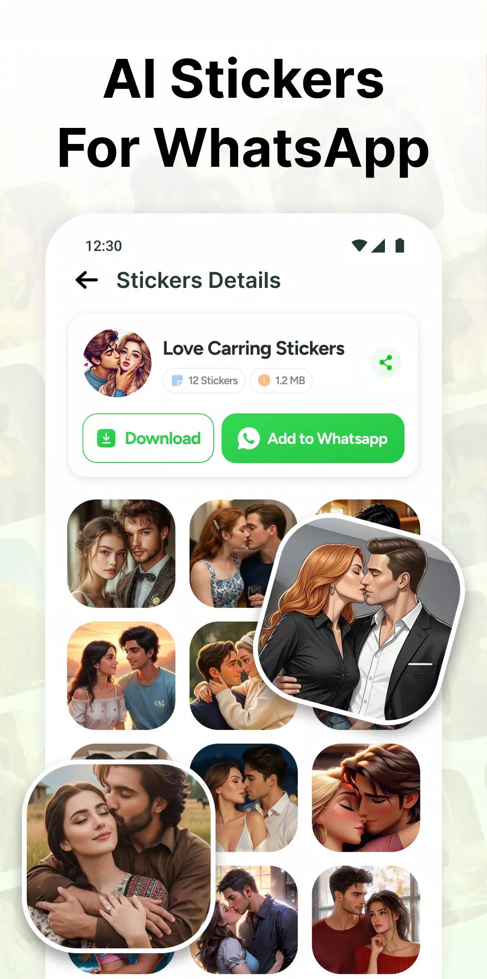 Love Romantic Kiss WAStickers screenshot 3