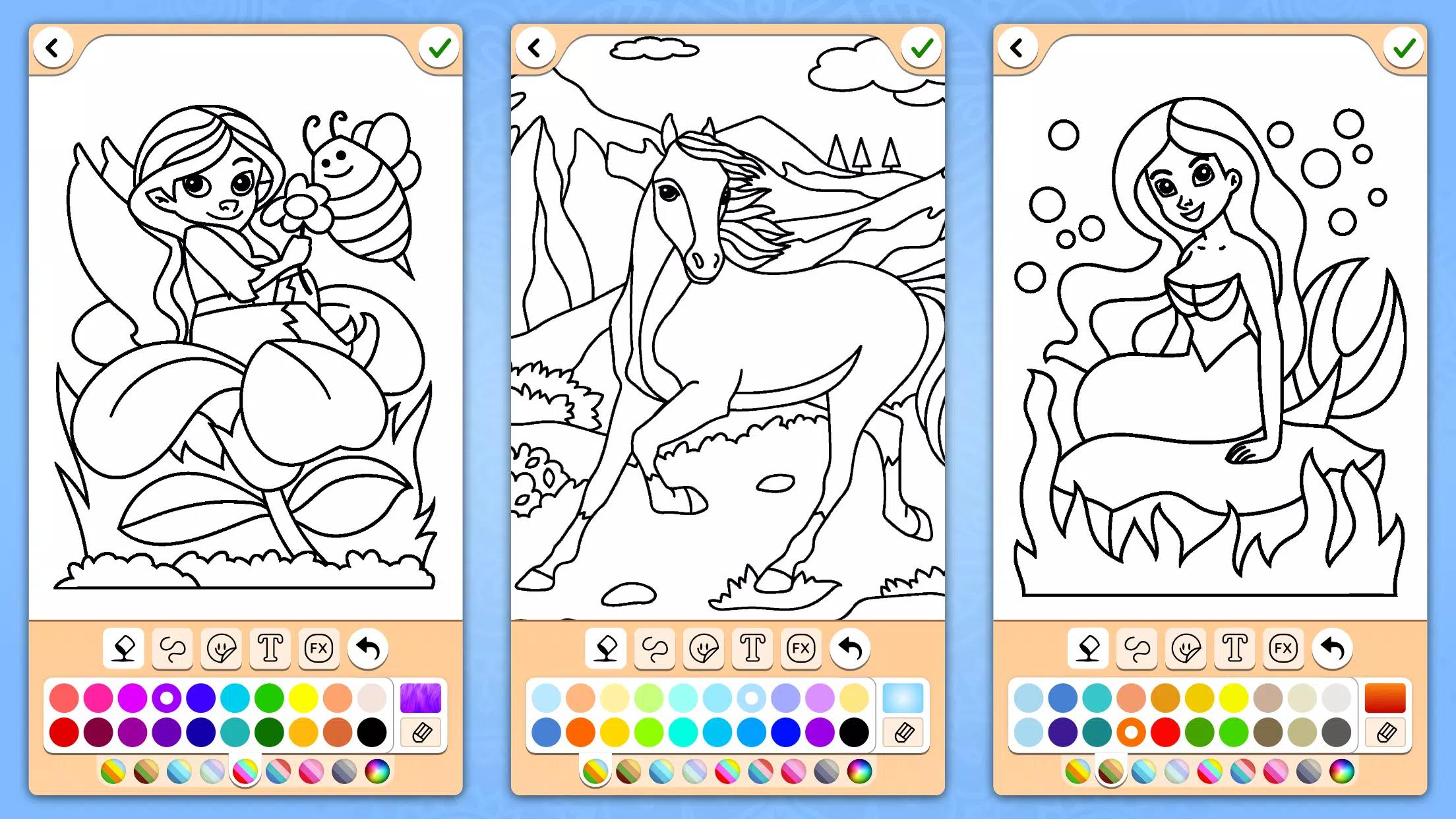 Coloring for girls and women screenshot 6