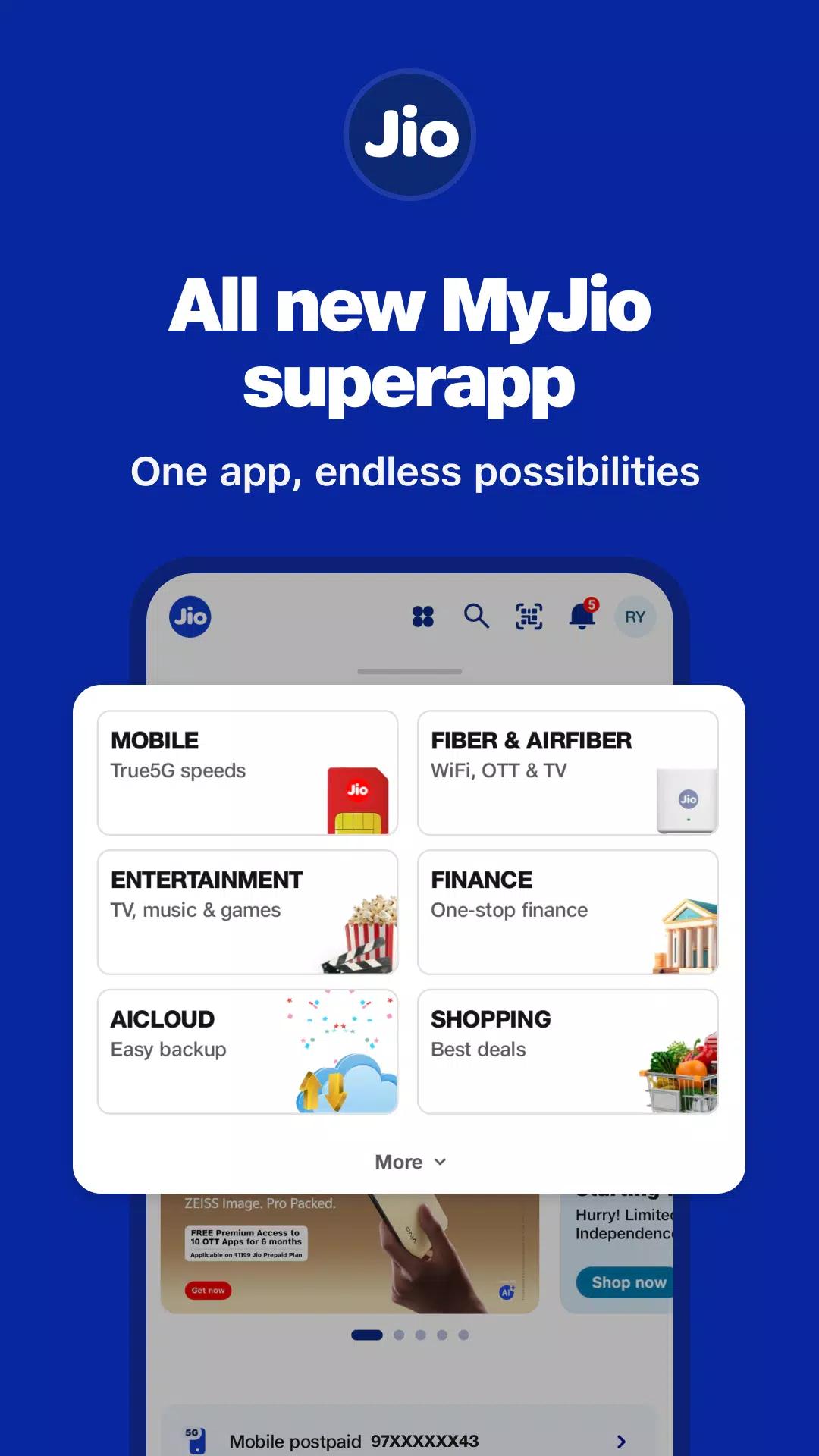 MyJio screenshot 1