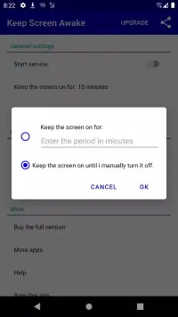 Keep screen turned on screenshot 5