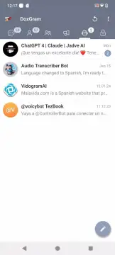 DoxGram screenshot 2