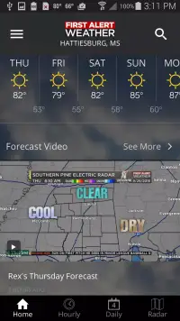 WDAM 7 First Alert Weather screenshot 2