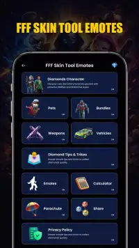 FFF Skin Tool Emotes screenshot 1