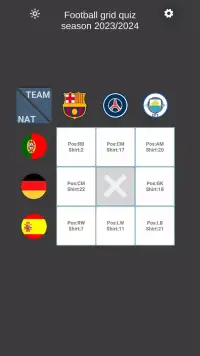 Football grid quiz screenshot 8