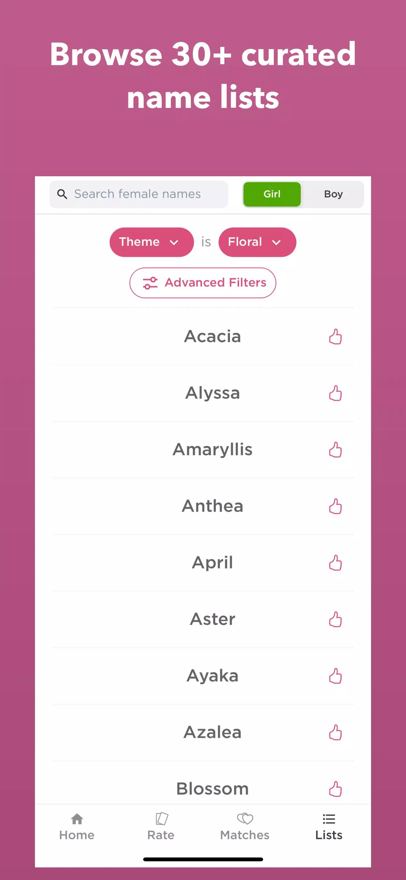 Baby Name Genius: Swipe Names screenshot 4