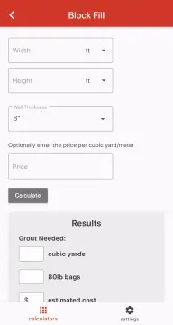 Concrete Calculator screenshot 7