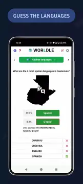 Worldle screenshot 5