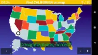 US Map Quiz screenshot 2