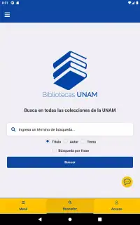 Bibliotecas UNAM screenshot 11