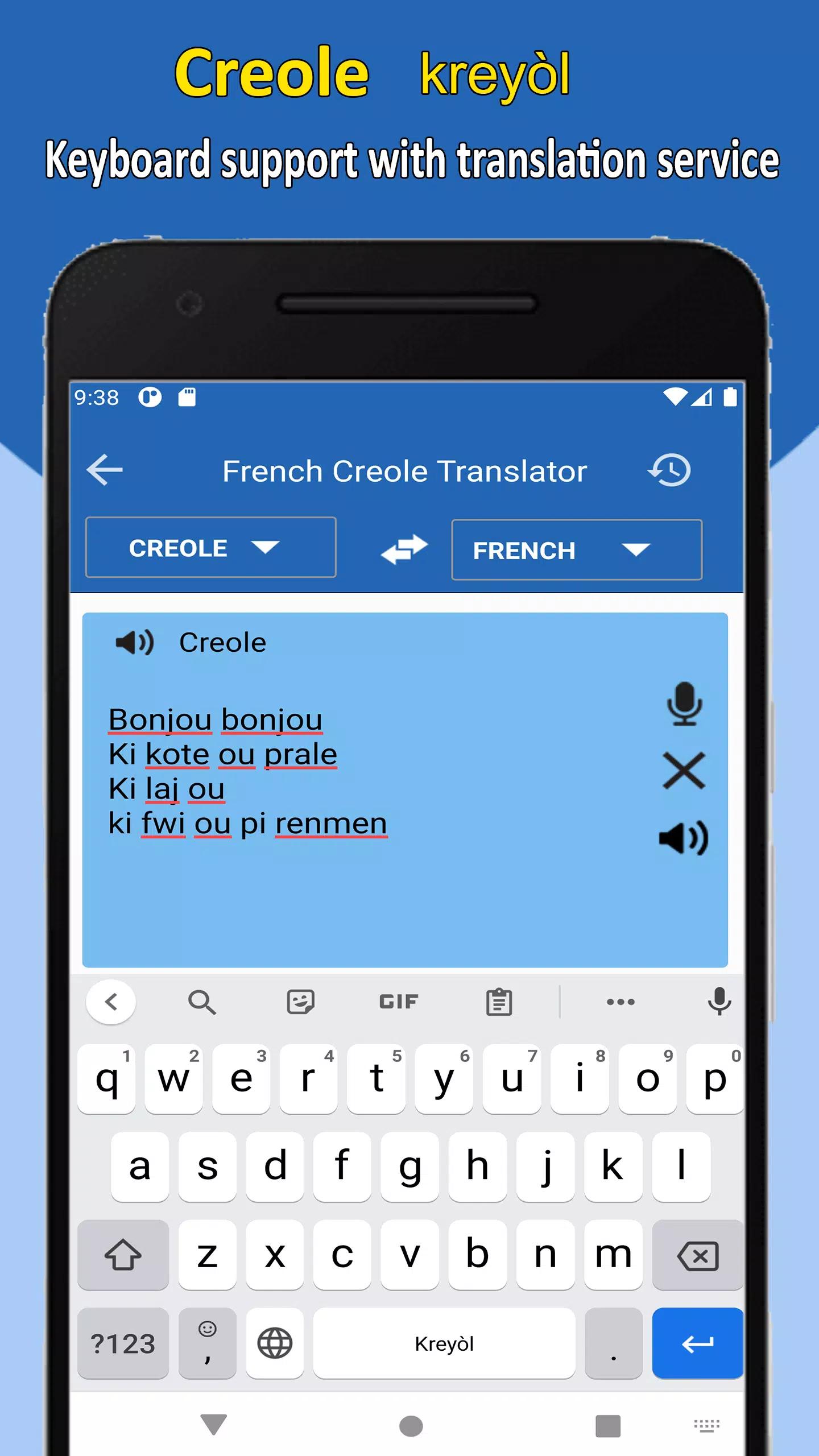 French Creole Translator screenshot 7