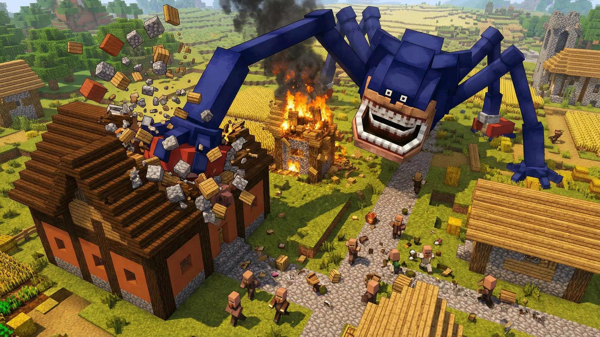 Shin Sonic: Craft Battle World screenshot 11