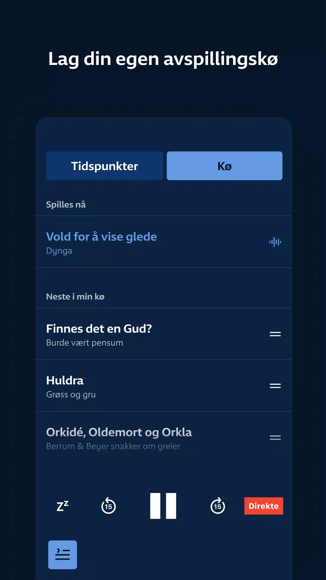 NRK Radio screenshot 14