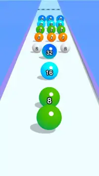 Ball Run 2048: merge number screenshot 2