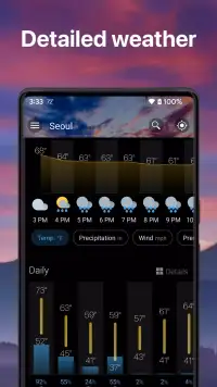 Weather & Widget - Weawow screenshot 3