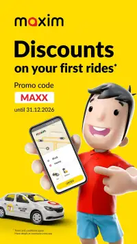 maxim — order a taxi & food screenshot 2