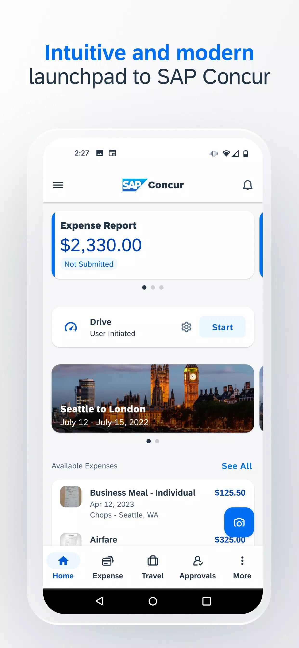 SAP Concur screenshot 1
