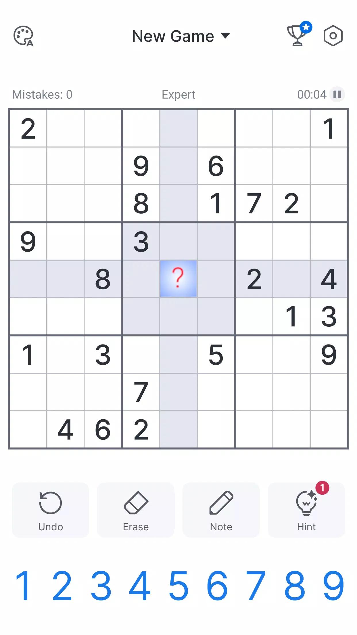 Sudoku screenshot 3