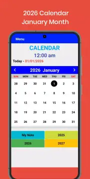 2026 Calendar screenshot 1