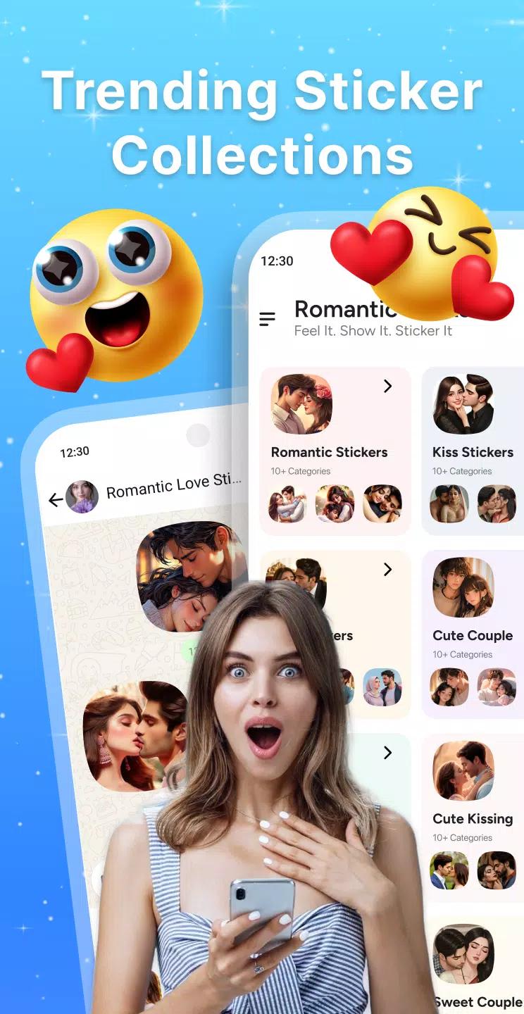 Romantic Love Stickers screenshot 8