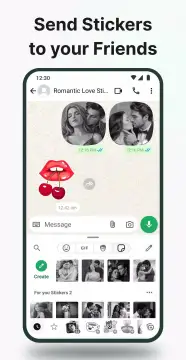 Romantic Love Emoji WAStickers screenshot 2