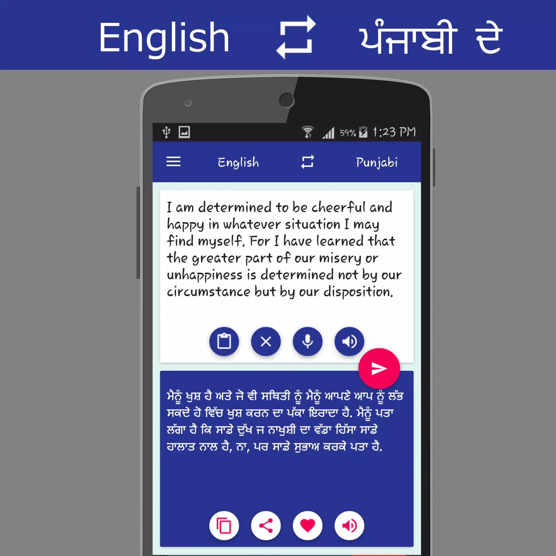 English - Punjabi Translator screenshot 5
