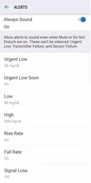 Dexcom G6 screenshot 4