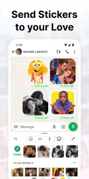 Love Romantic Kiss WAStickers screenshot 2