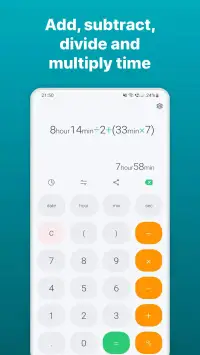 Time and Hours Calculator screenshot 2