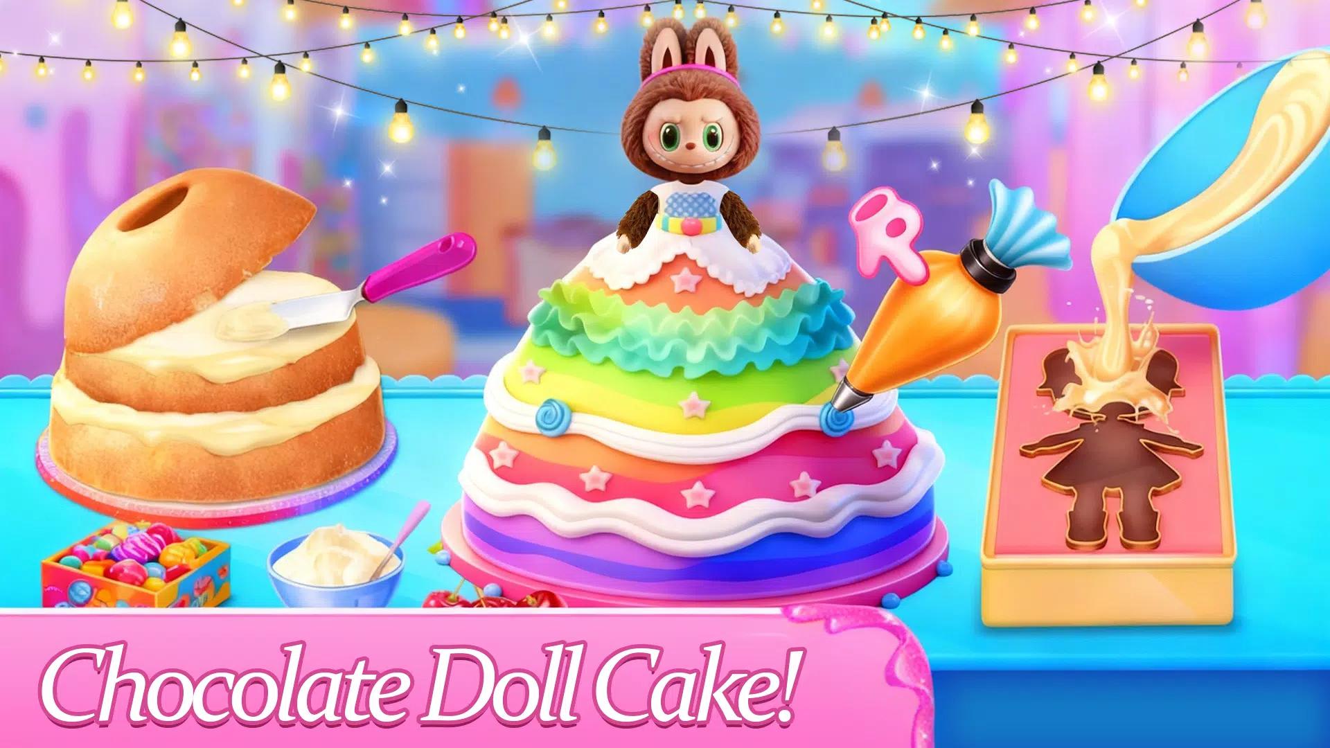 Labubu Doll Cake Games screenshot 2