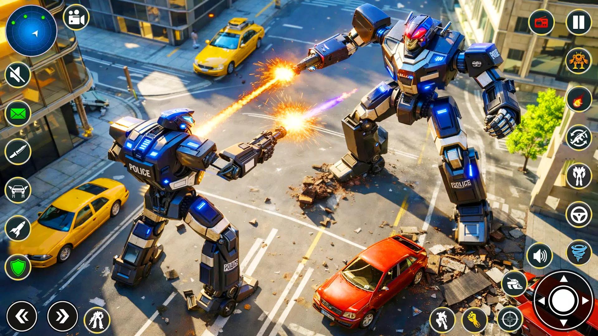 US Police Robot Car Game screenshot 3