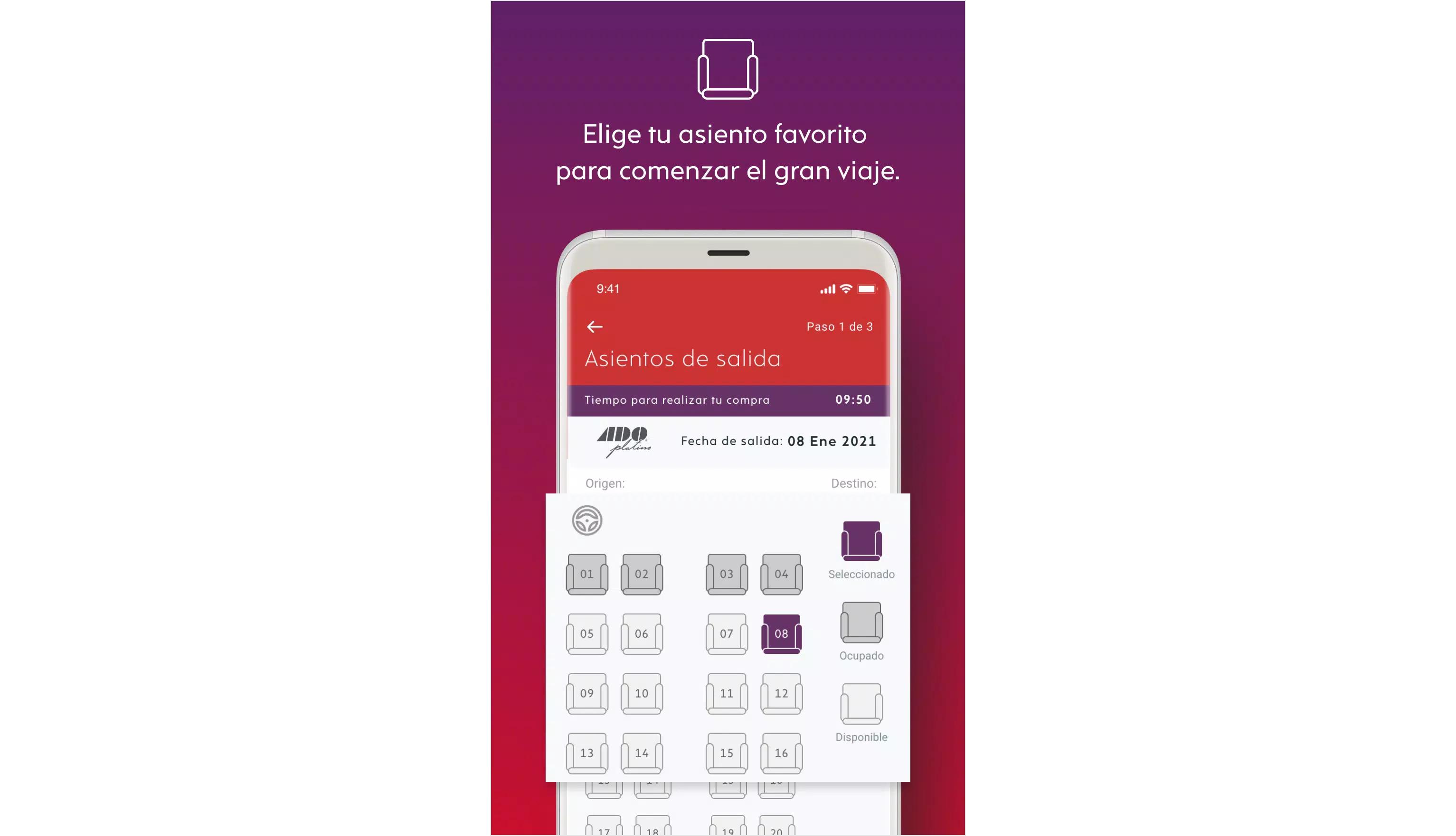 ADO Boletos de Autobús screenshot 3