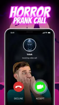 Scary Call & Fake Prank Chat screenshot 6