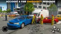 Fire Truck Rescue Sim 3D Games screenshot 15